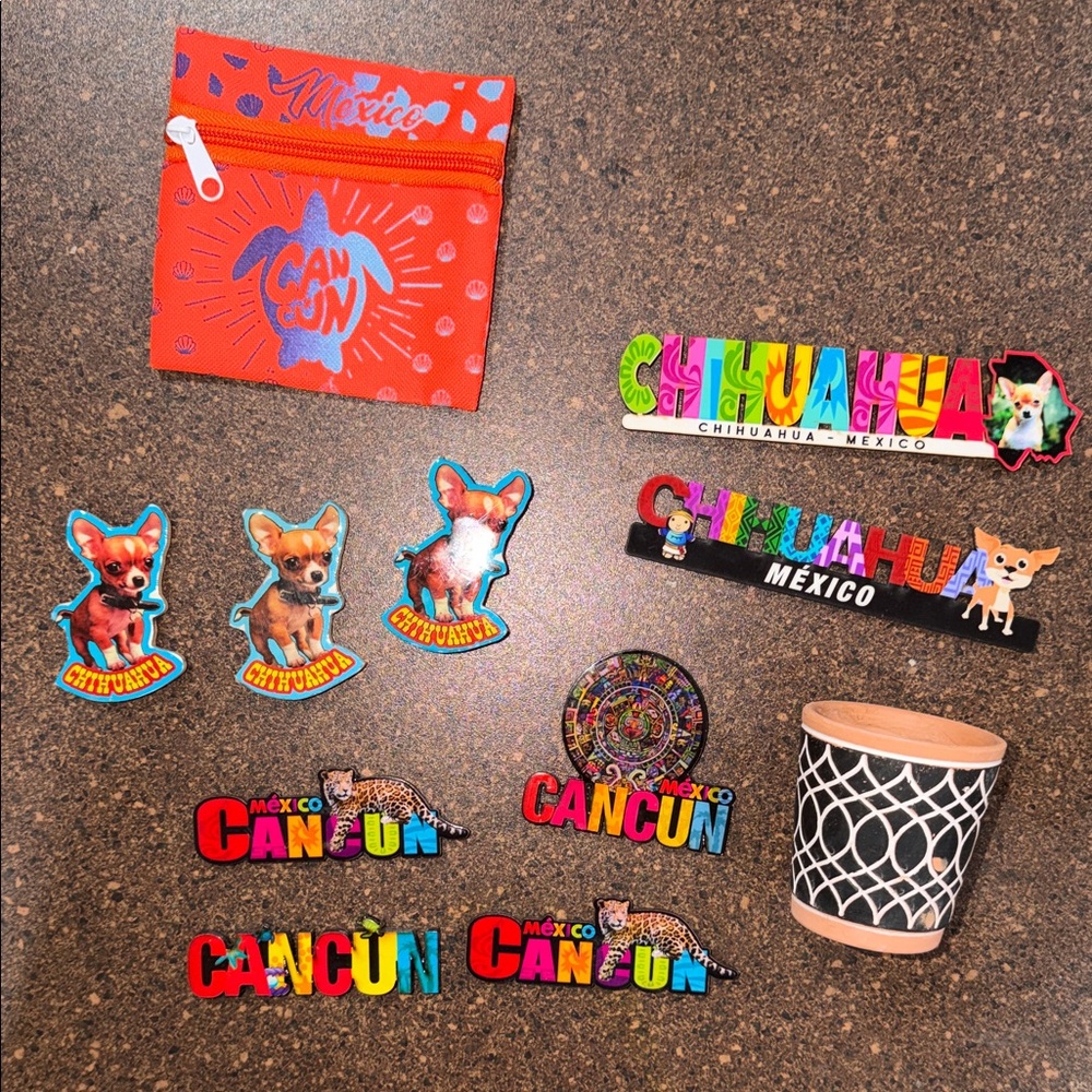 11 PIECES Colorful MEXICO 🇲🇽 Souvenir Set